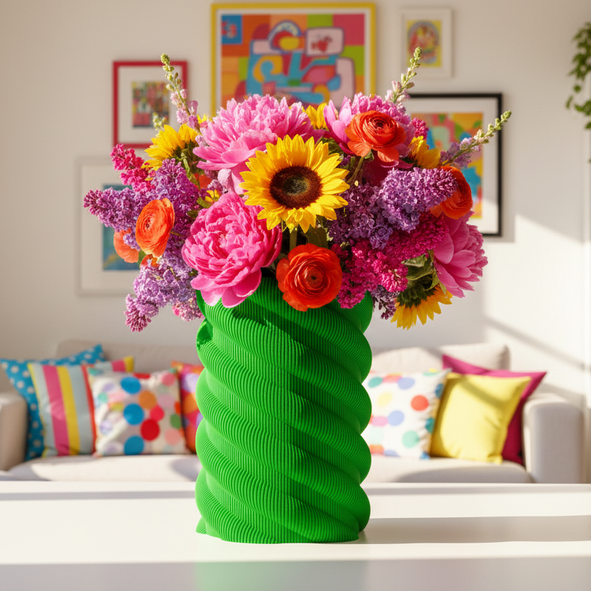 Printed in fine layers, one at a time