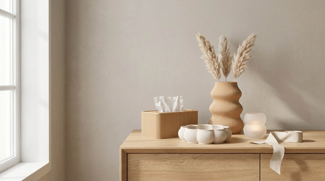Gift Sets & Bundles collection banner — a Sand & Stone Vessela gift set styled on an oak sideboard