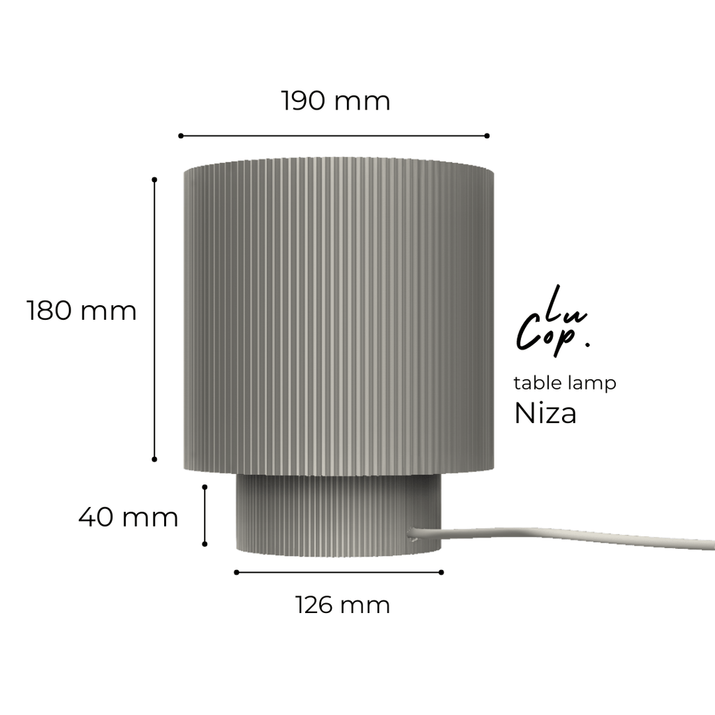 Niza Table Lamp - Vessela