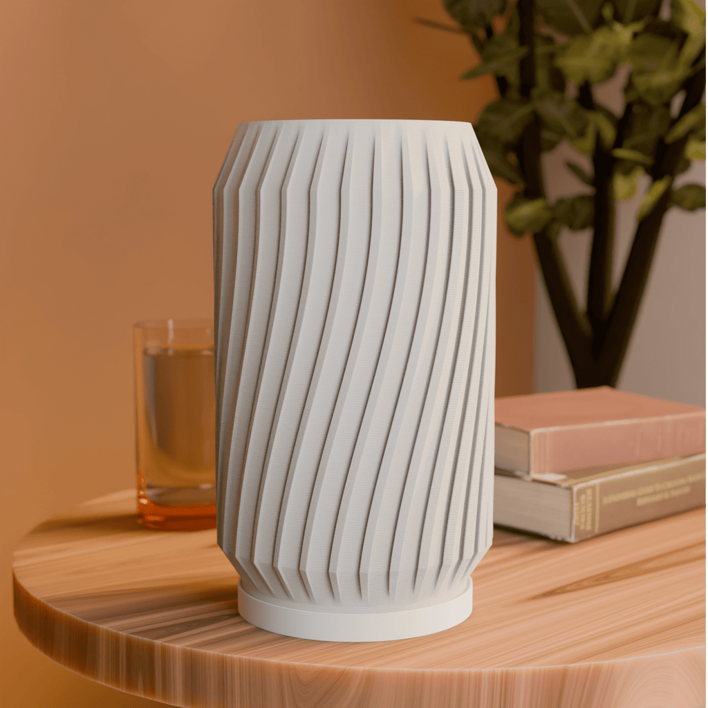 Modern Twist Lamp - Vessela