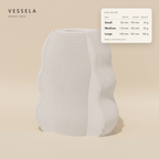 Marea Vase — size guide: width, height & weight