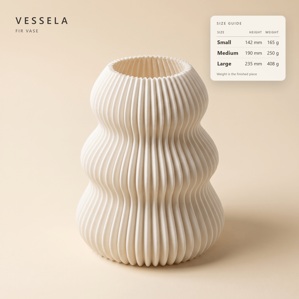 Fir Vase — size guide: width, height & weight