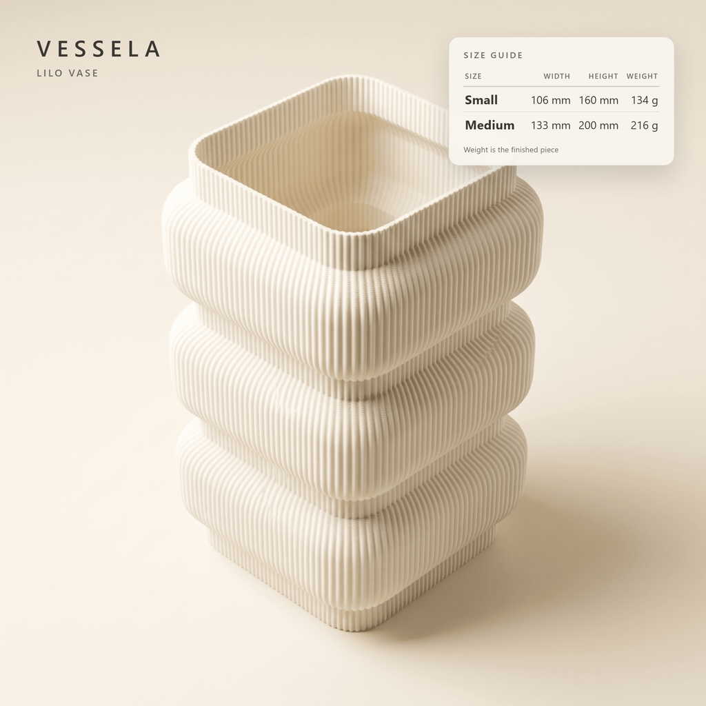 Lilo Vase — size guide: width, height & weight