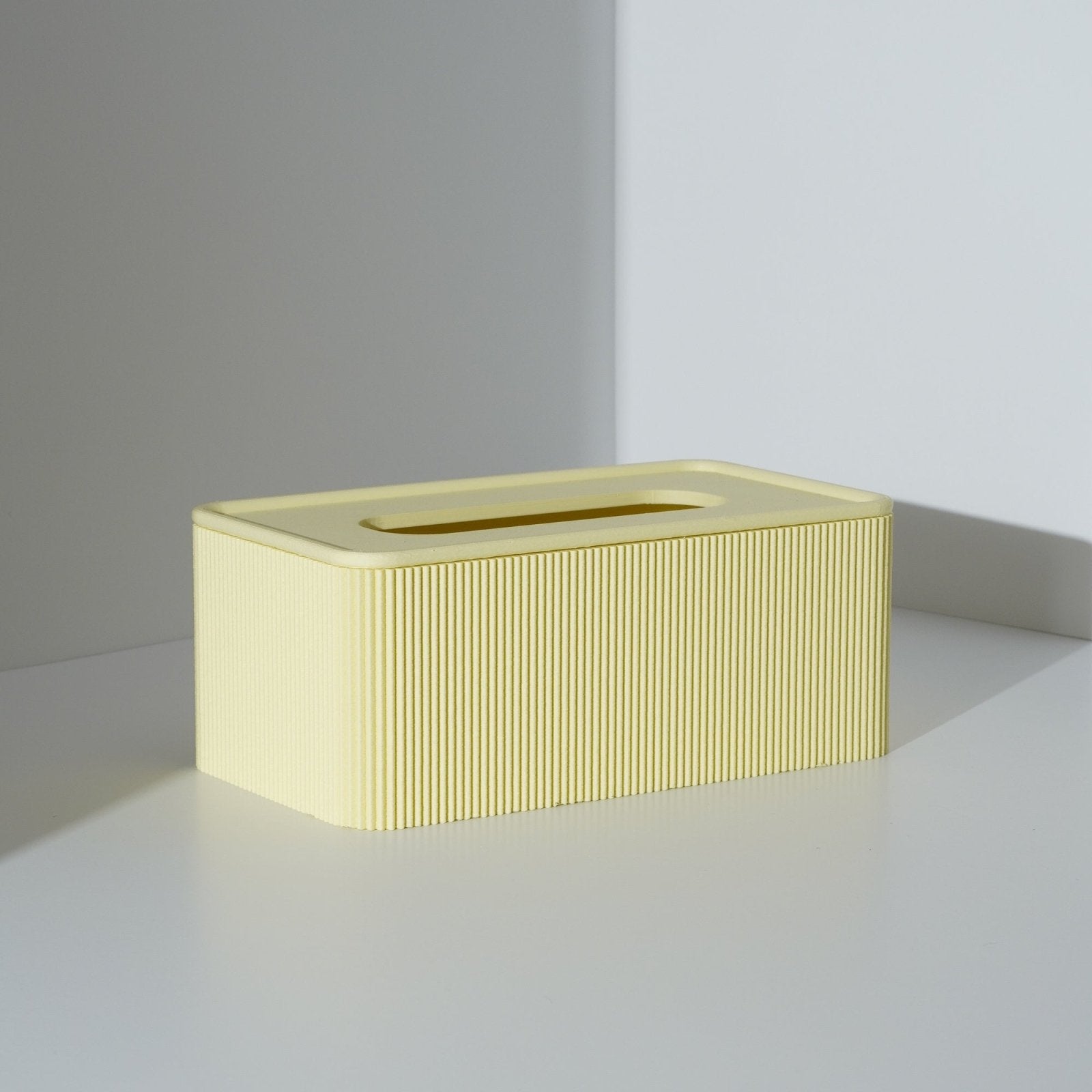 Almond Yellow Niza Tissue Box - Vessela