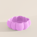 Cloudie tray, a cloud-shaped ribbed 3D printed organiser tray, made in Australia – view 11