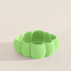 Cloudie tray, a cloud-shaped ribbed 3D printed organiser tray, made in Australia – view 14