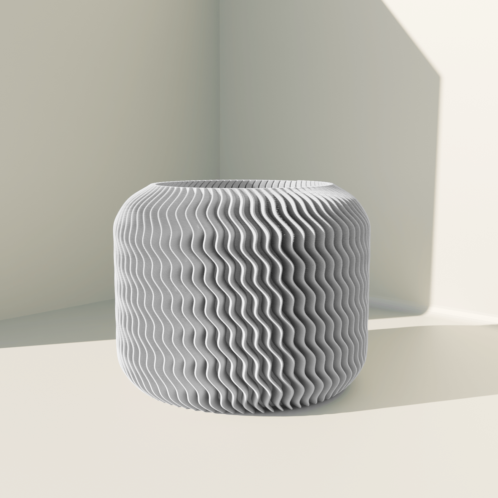 120mm Grey Malibu Planter - Vessela