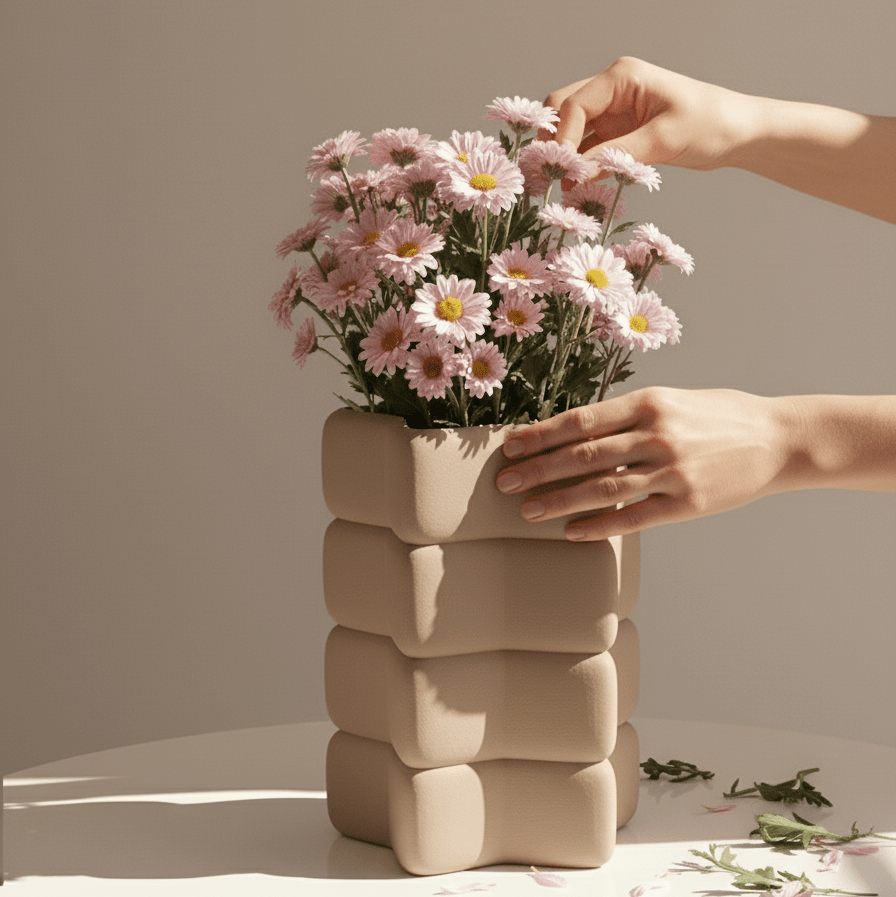 Printed in fine layers, one at a time