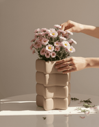 Star vase with a bold star-shaped silhouette and softly rounded edges, 3D printed in Australia - view 2