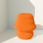 Isla table lamp with flowing wave-like curves for ambient light, 3D printed in Australia – view 56