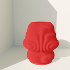 Isla table lamp with flowing wave-like curves for ambient light, 3D printed in Australia – view 55