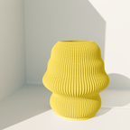 Isla table lamp with flowing wave-like curves for ambient light, 3D printed in Australia – view 54