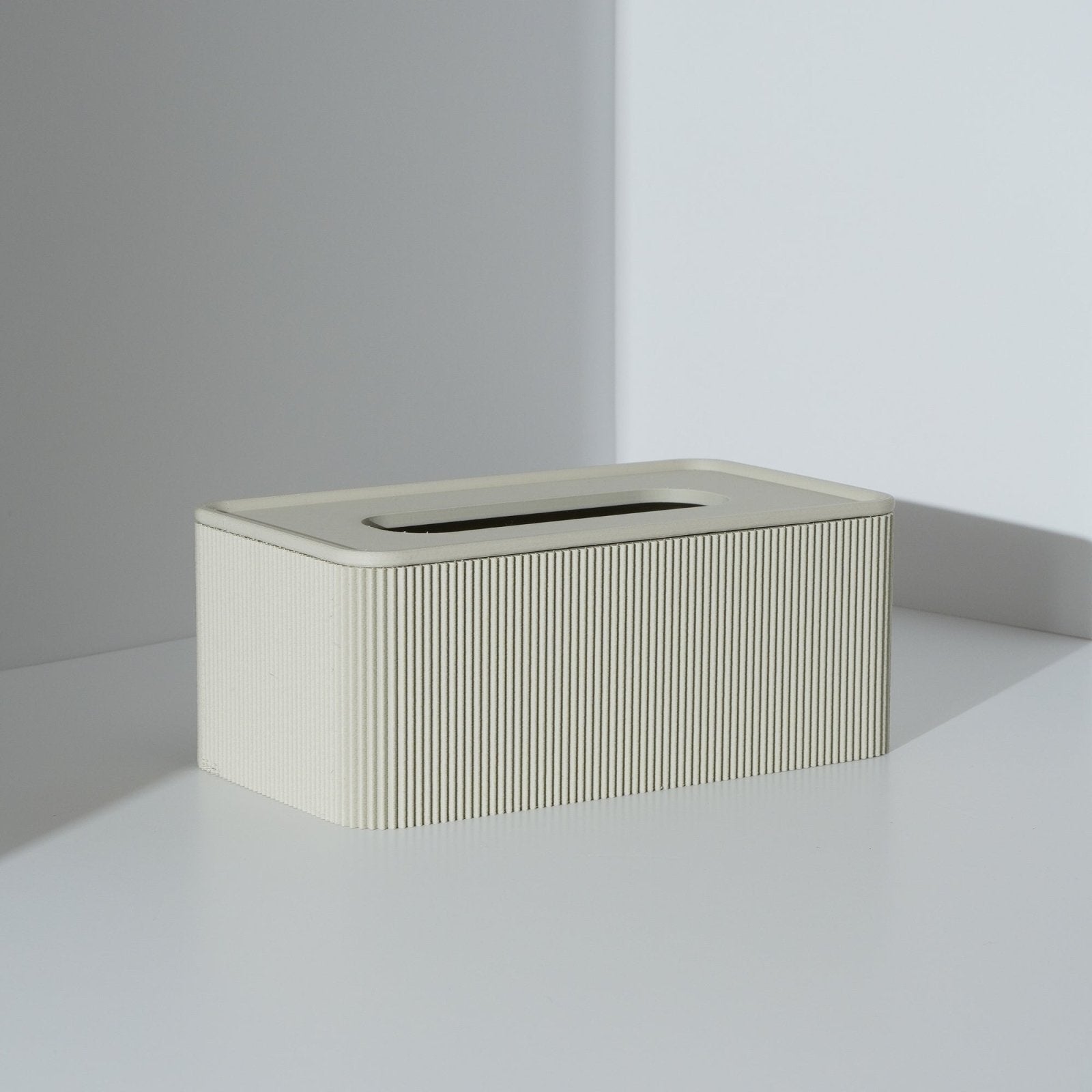 Khaki Niza Tissue Box - Vessela