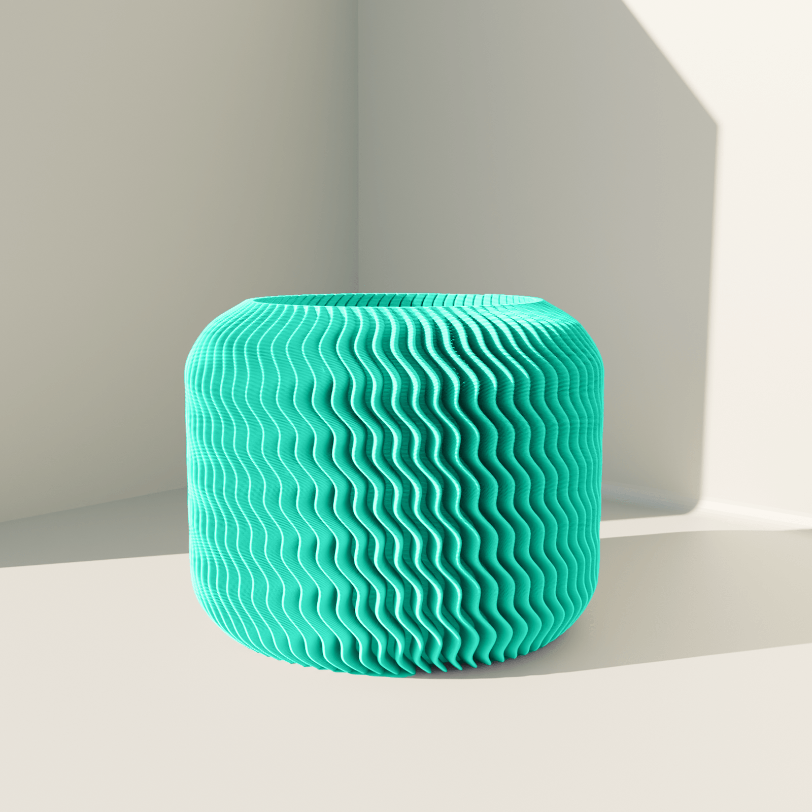 120mm Lake Green Malibu Planter - Vessela