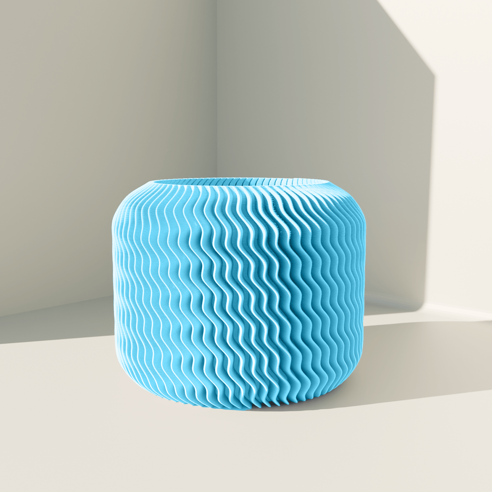 70mm Light Blue Malibu Planter - Vessela