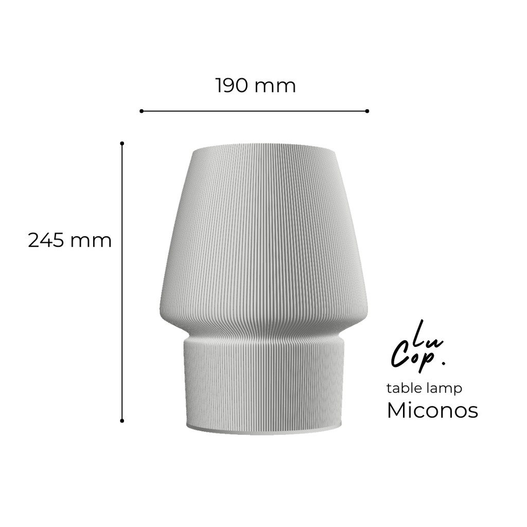 Miconos Table Lamp - Vessela