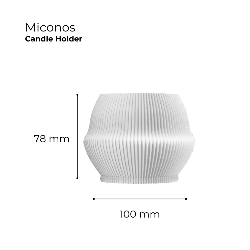 Miconos Candle Holder - Vessela