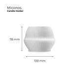 Miconos Candle Holder - Vessela