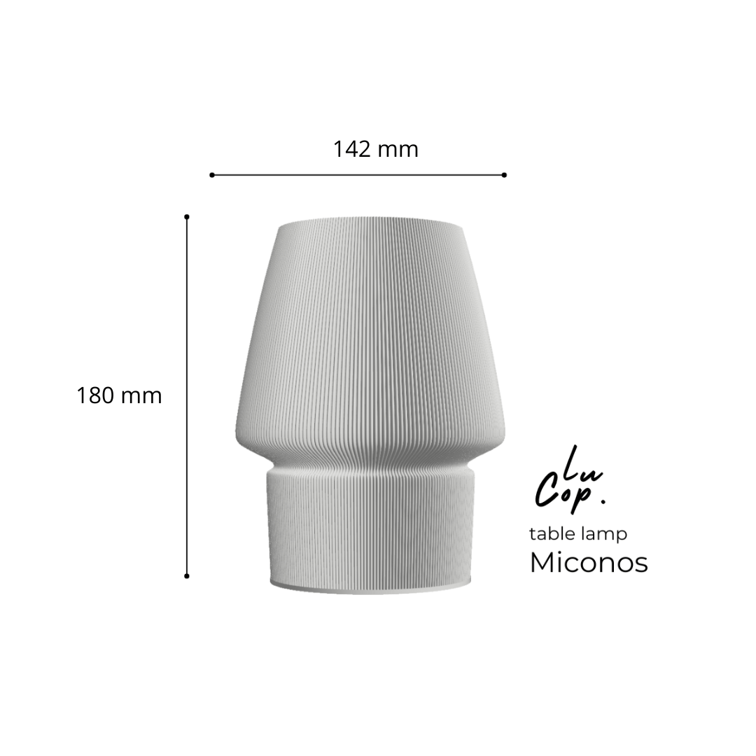 Miconos Table Lamp - Vessela