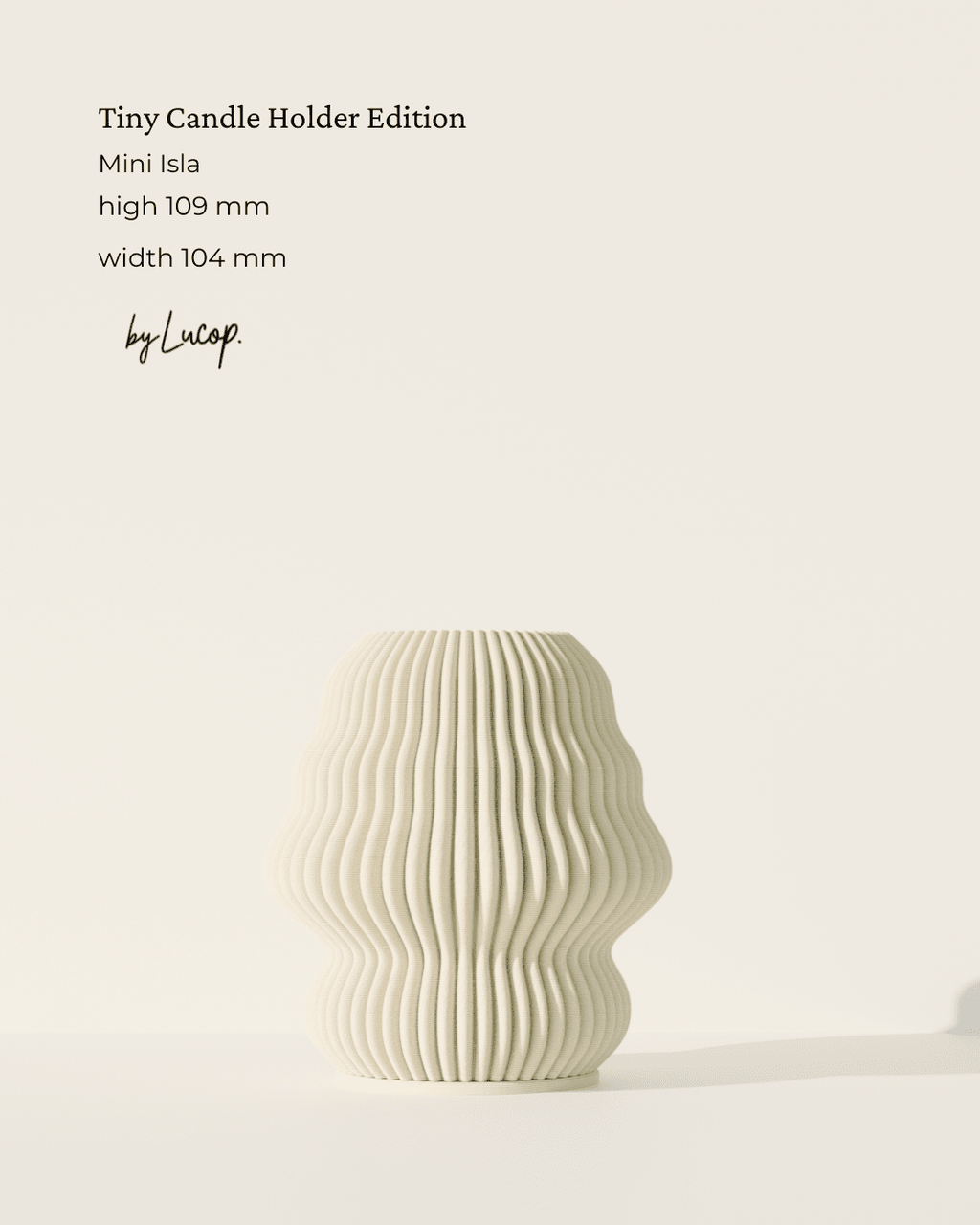 Isla Candle Holder - Vessela