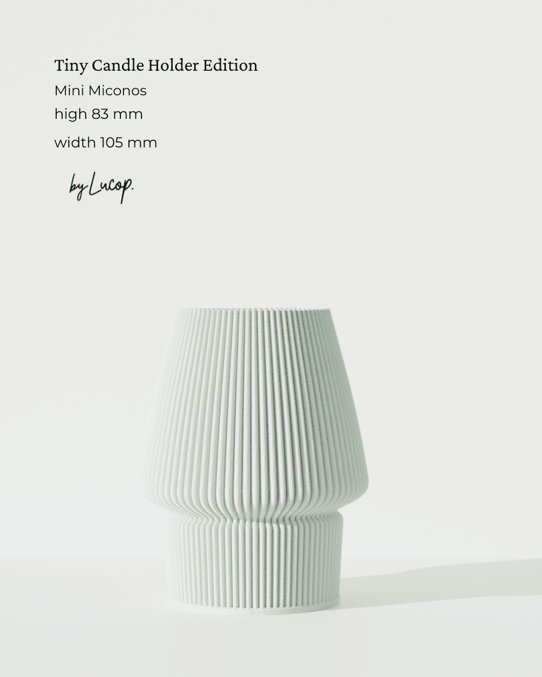 Mini Miconos Candle Holder - Vessela