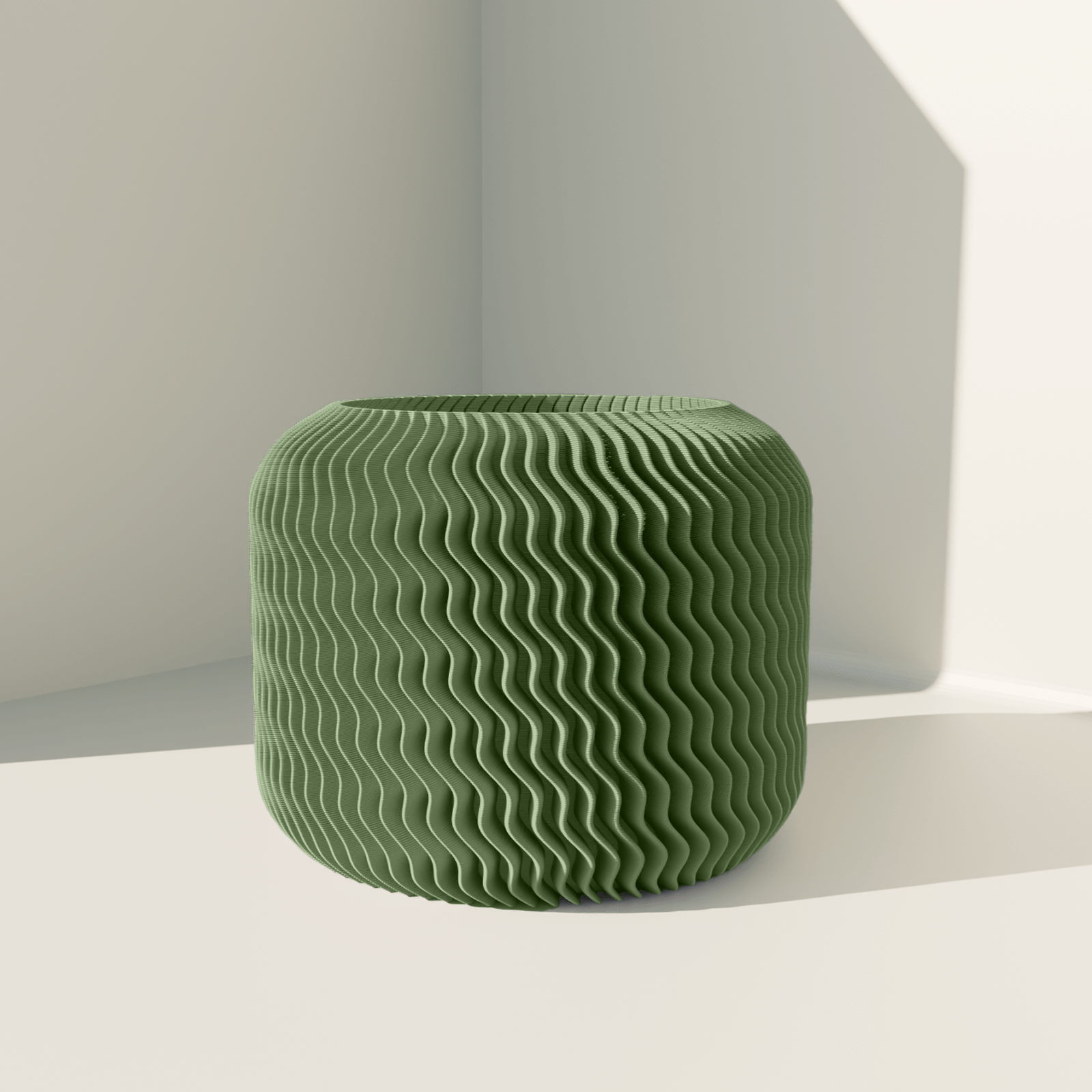 70mm Green Malibu Planter - Vessela
