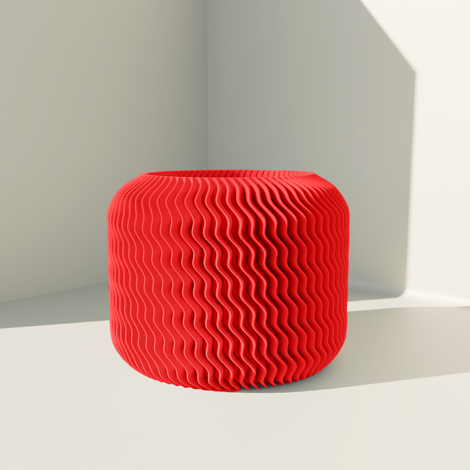 300mm Red Malibu Planter - Vessela