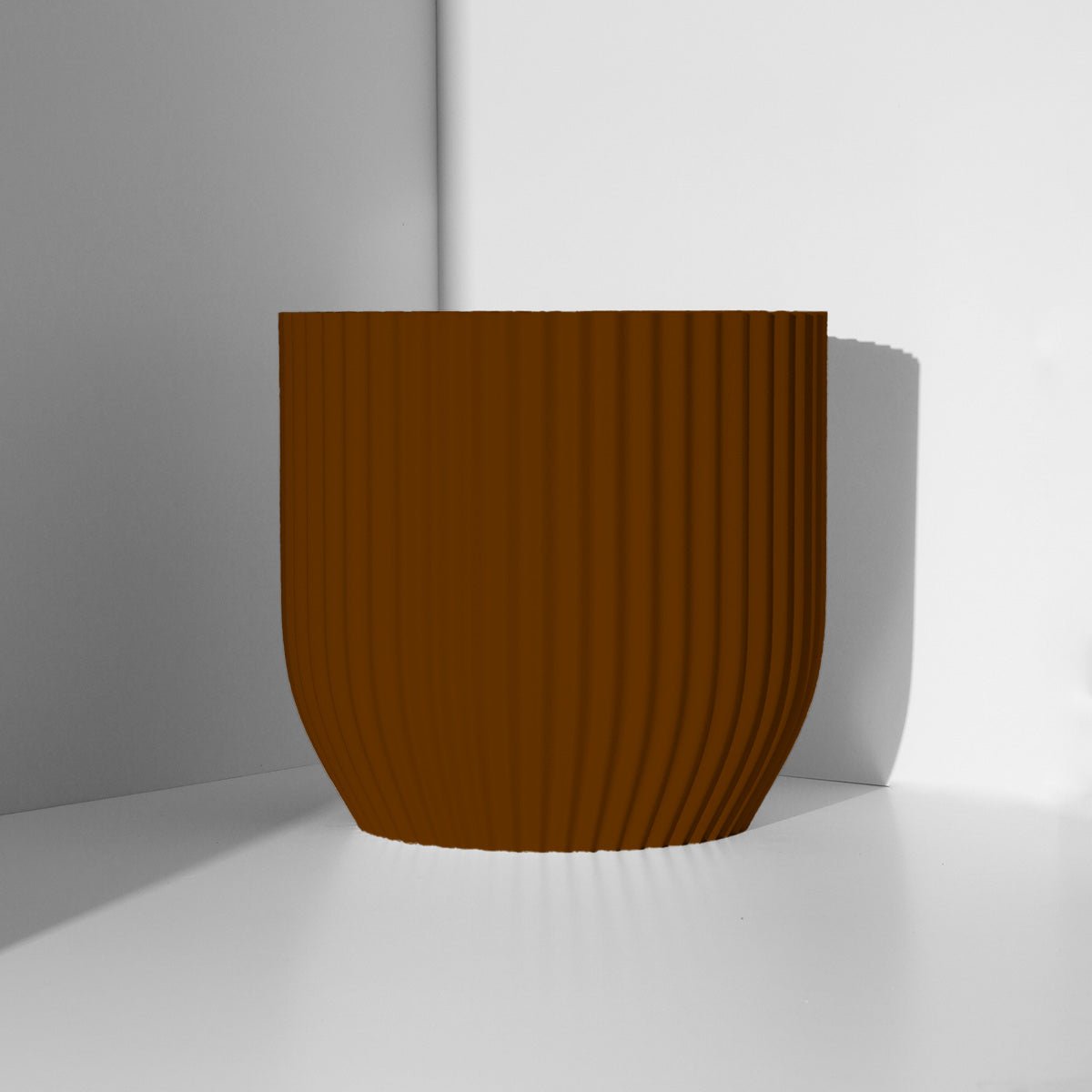 Rilla Planter - Vessela - 120mm wide - Brown Colour
