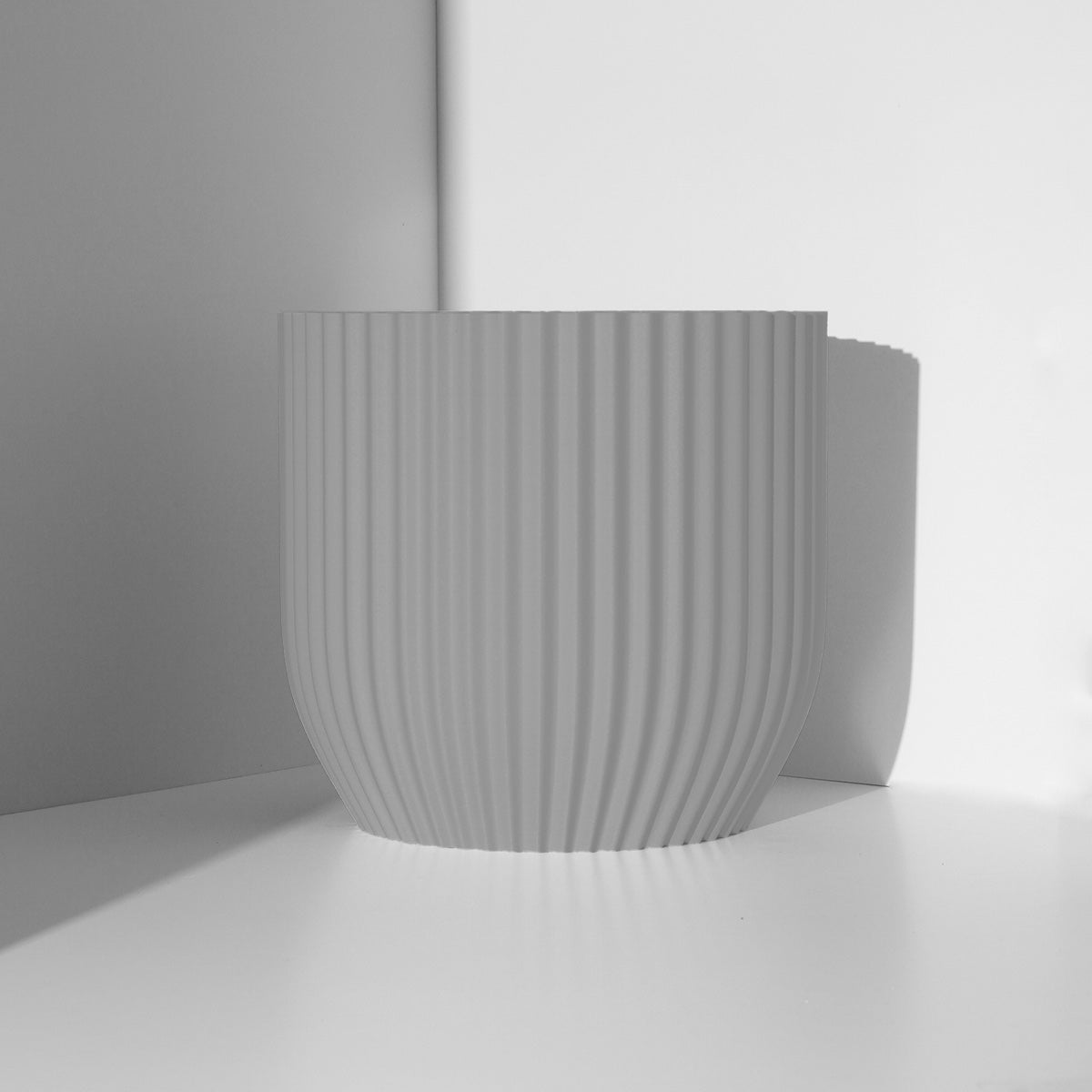 Rilla Planter - Vessela - 320mm wide - Gray Colour