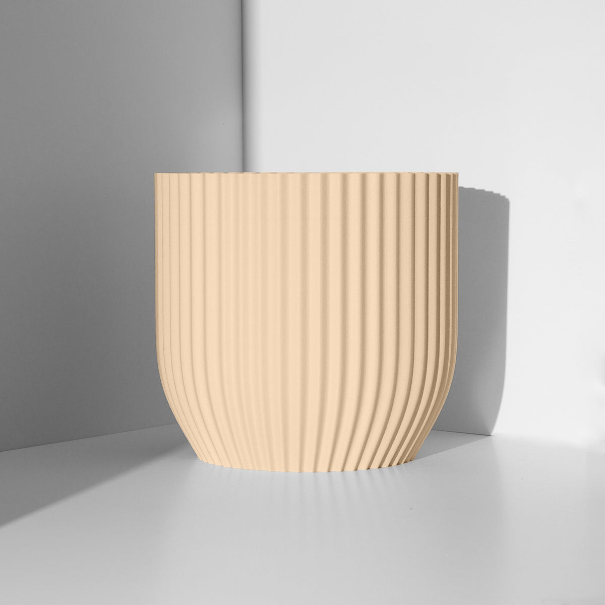 Rilla Planter - Vessela - 70mm wide - Beige Colour