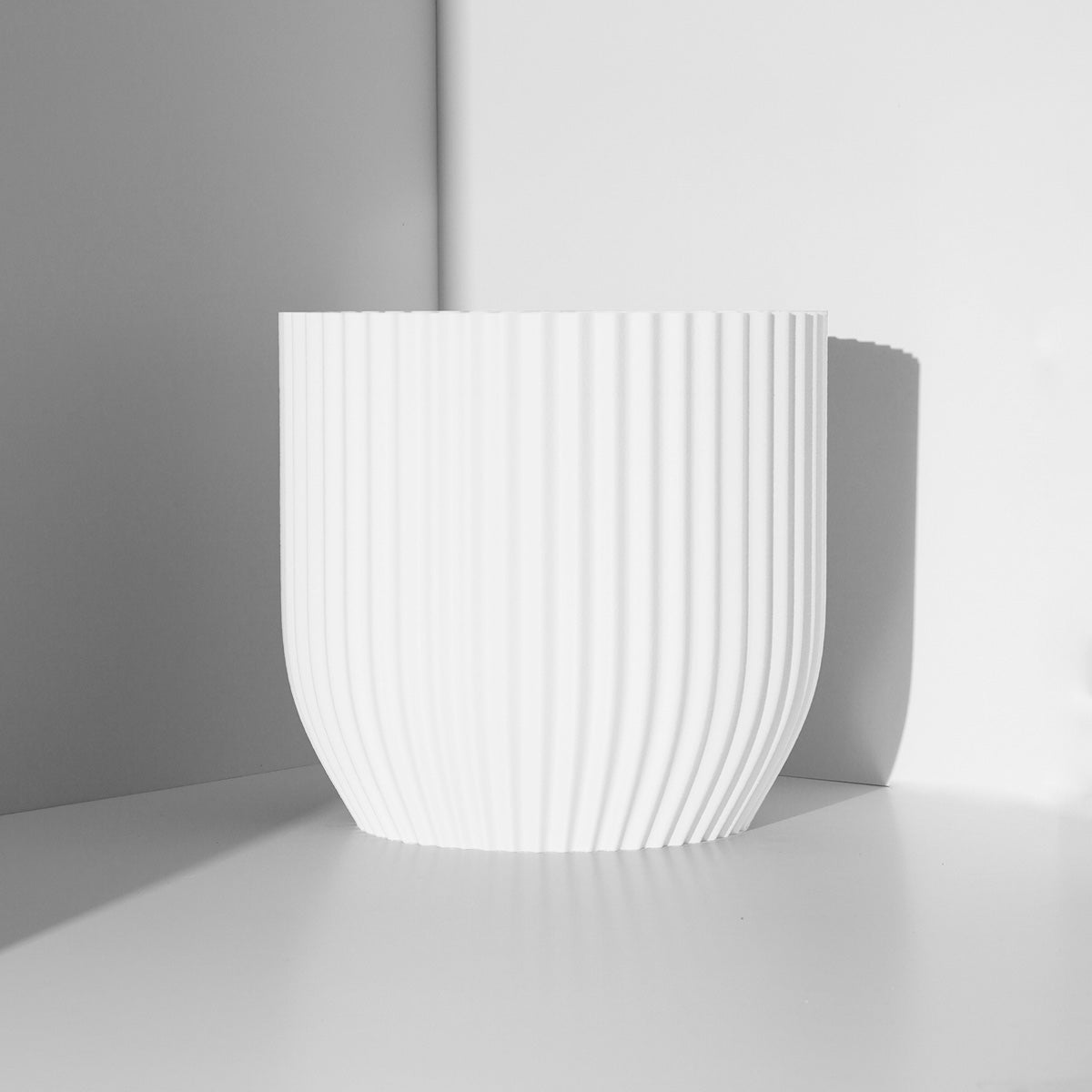 Rilla Planter - Vessela - 270mm wide - White Colour