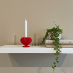 Heart Candle Holder with Base - Vessela