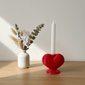 Heart Candle Holder with Base - Vessela