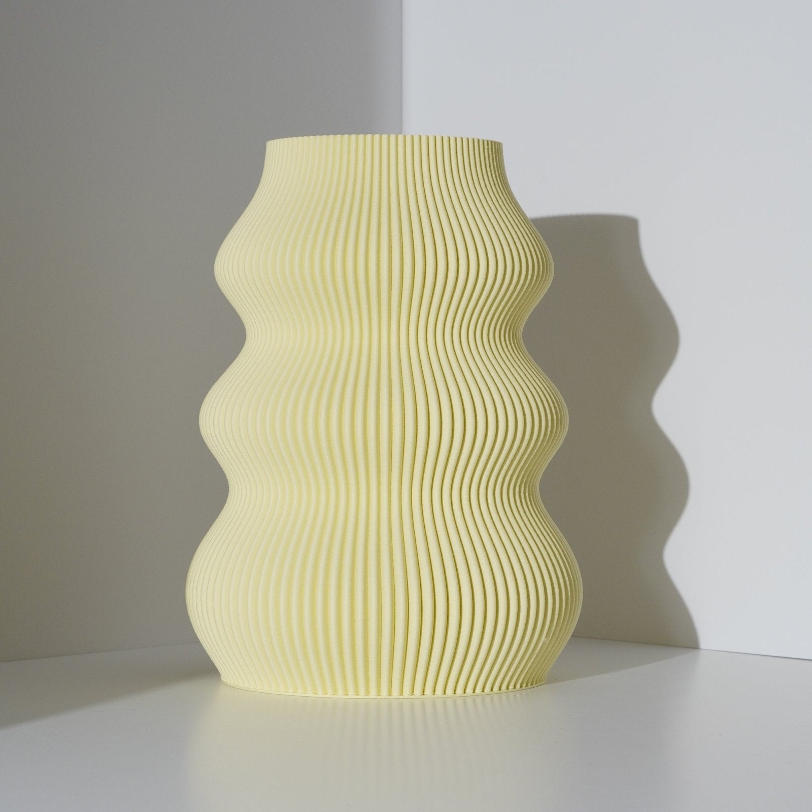 Large Isla Vase Almond Yellow - Vessela