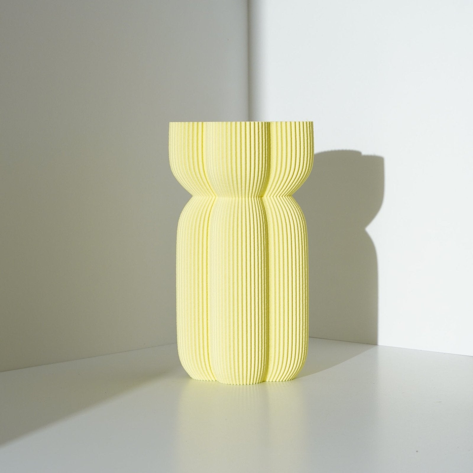 Caribe Vase - Vessela -Medium Almond Yellow