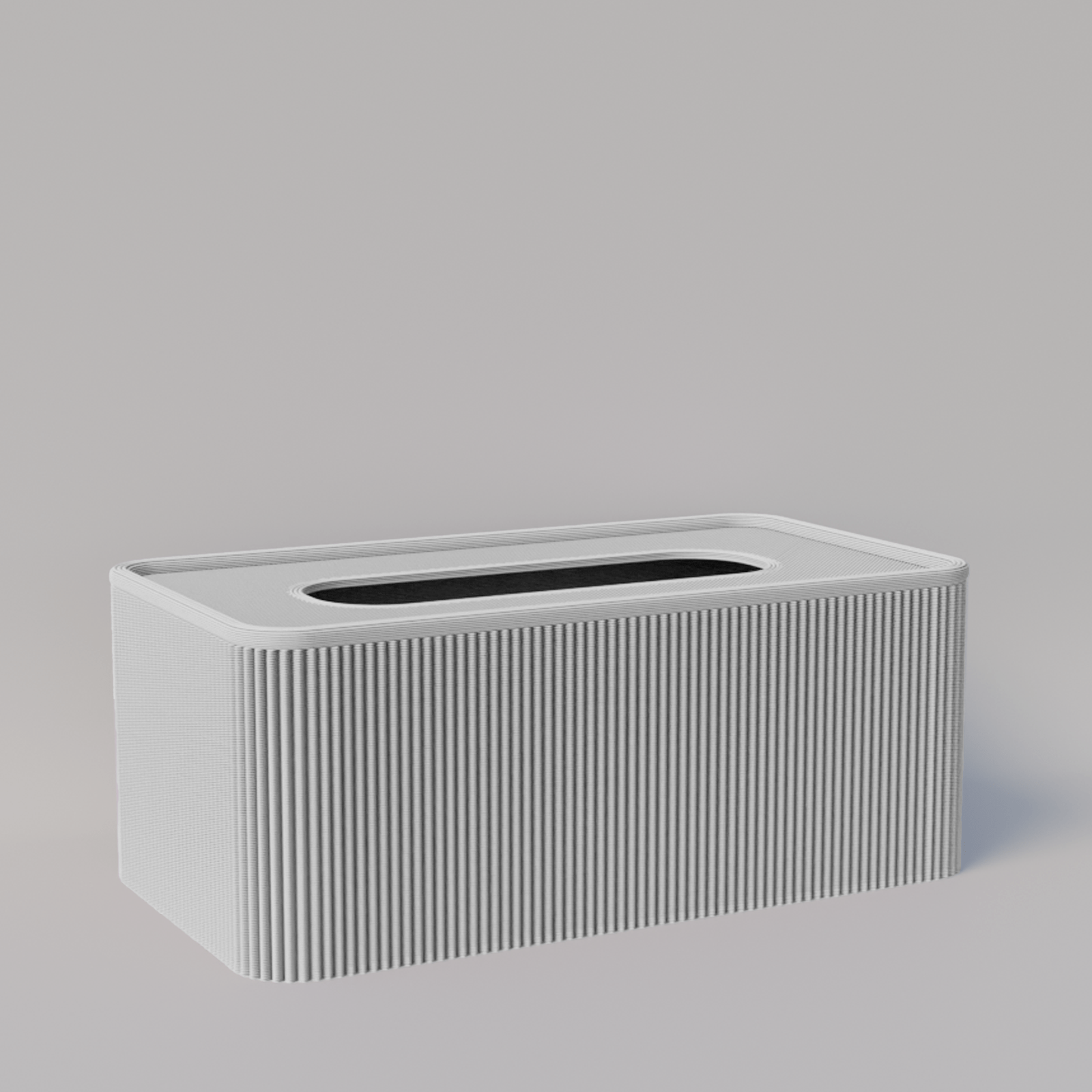 White Niza Tissue Box - Vessela