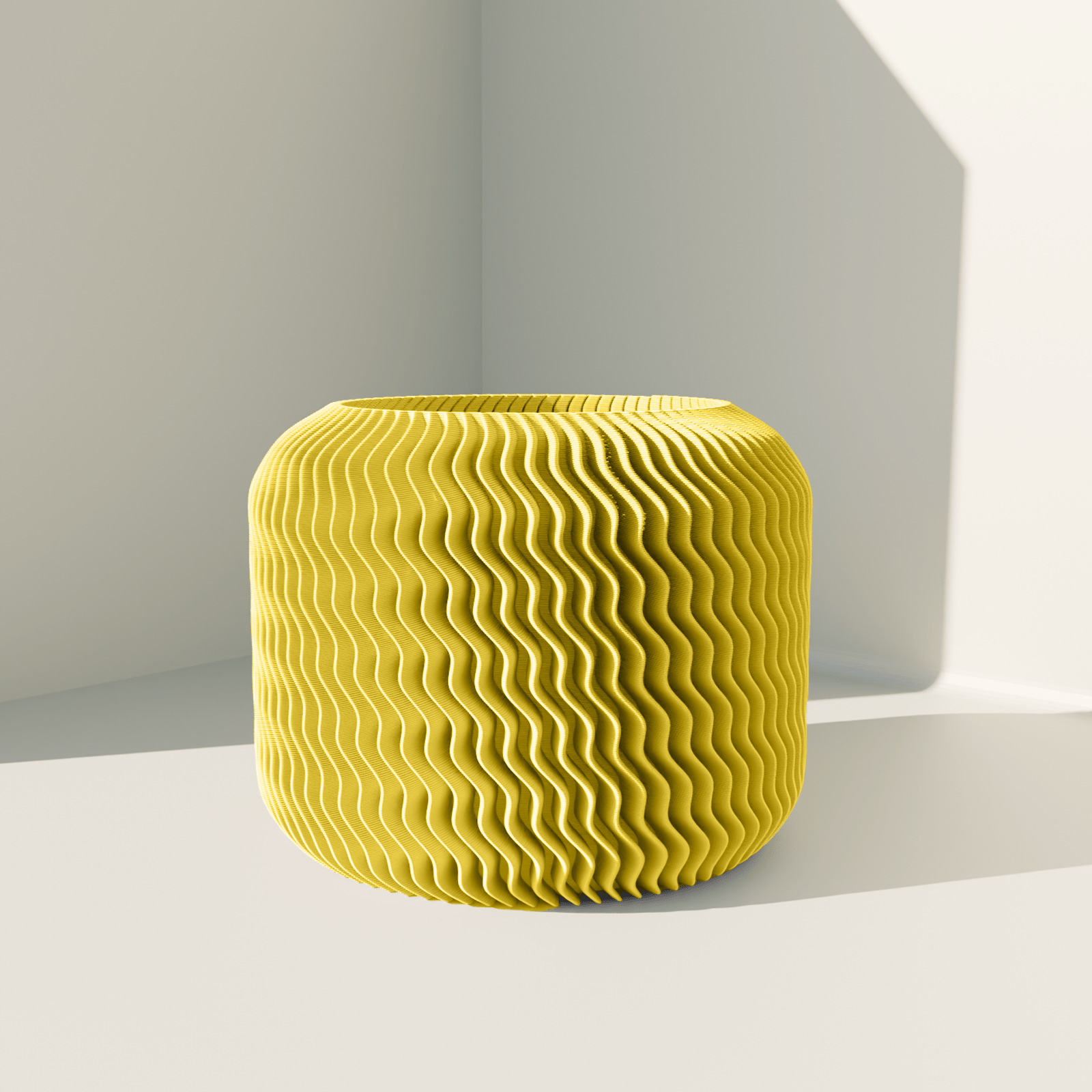 70mm Yellow Malibu Planter - Vessela