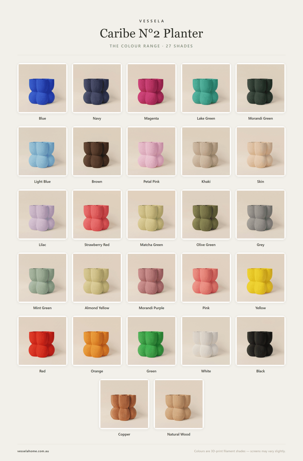 Caribe N°2 Planter - Vessela