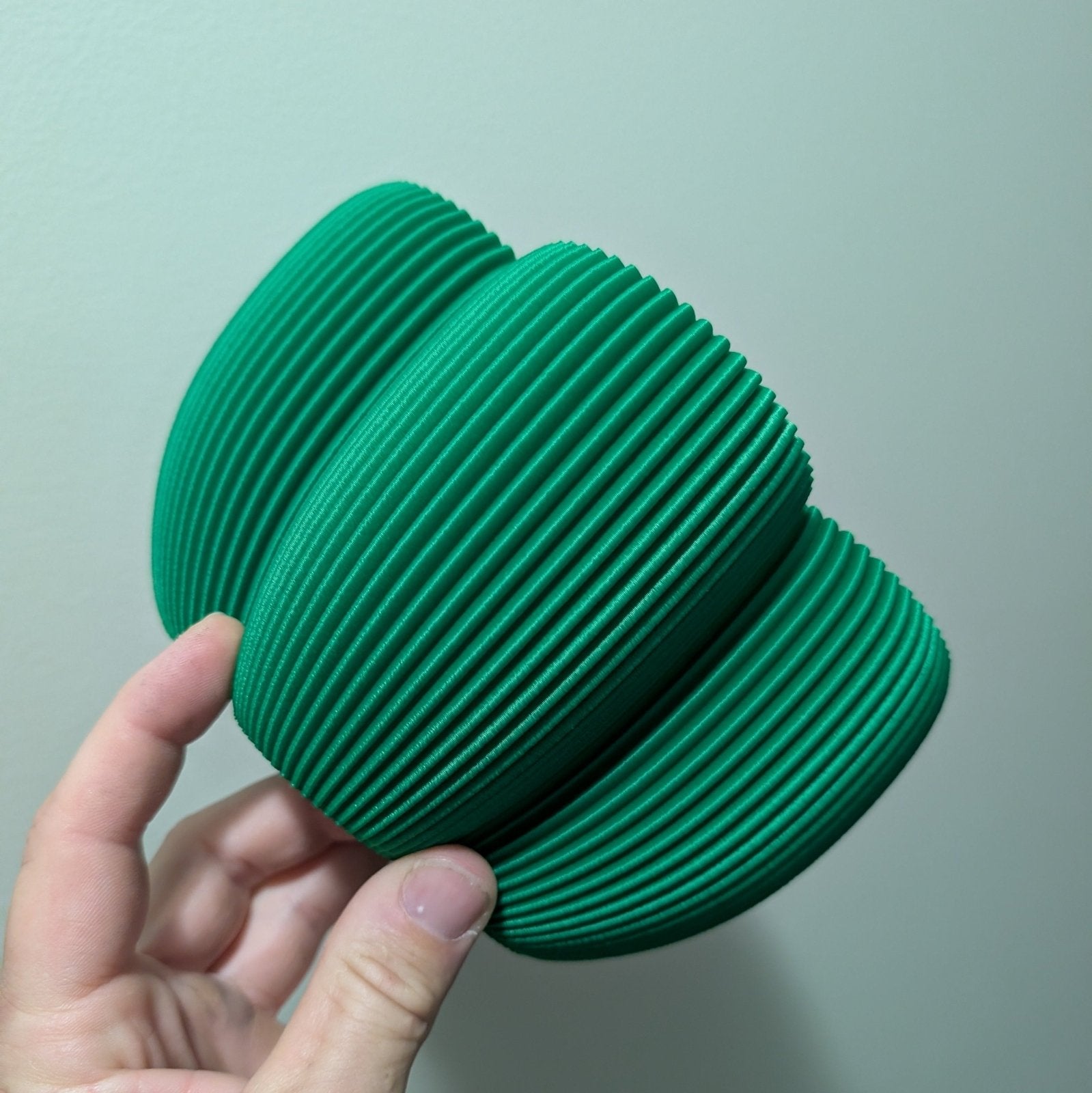 Caribe pendant lampshade with wave-like ridges and a scalloped edge, 3D printed in Australia – view 57