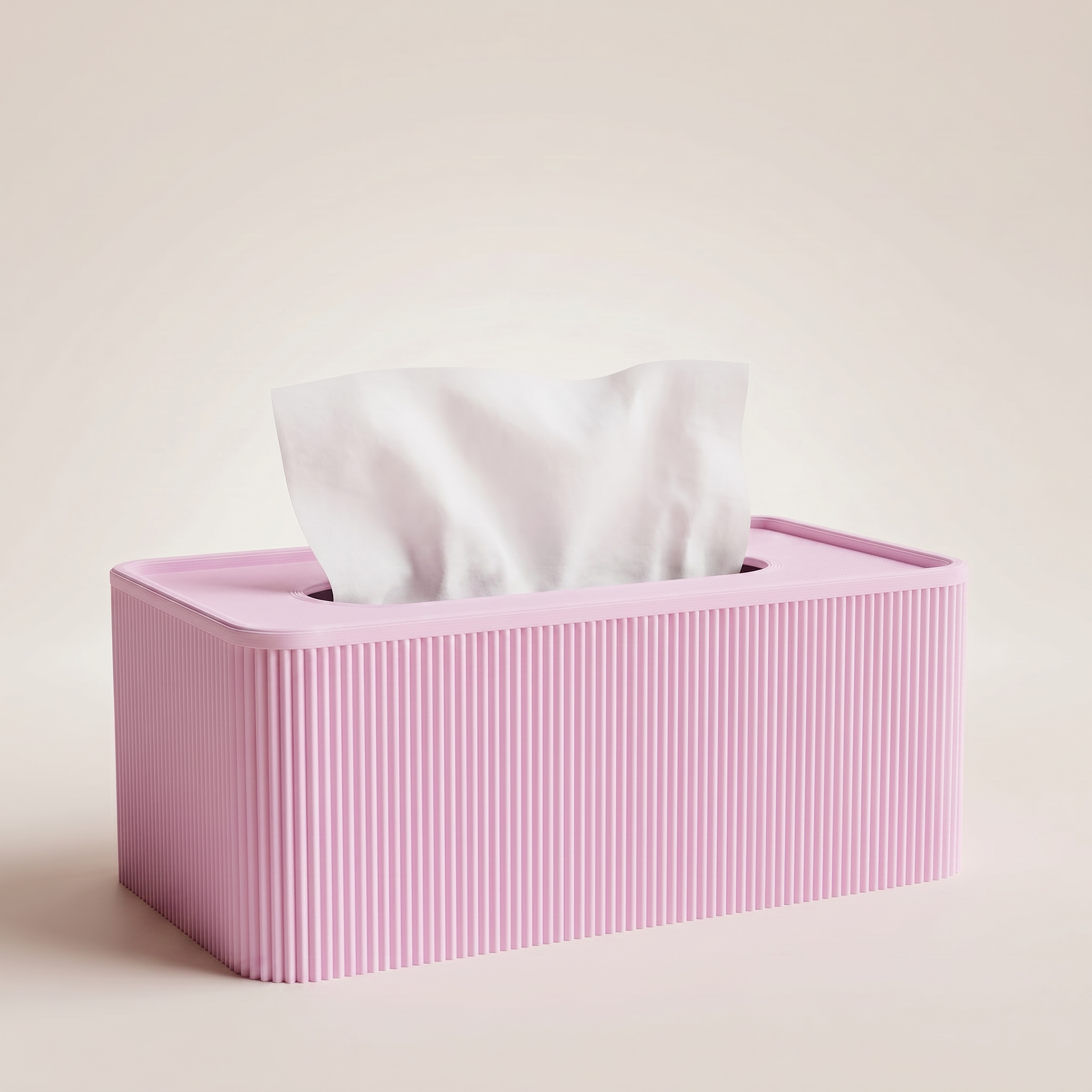 Niza Tissue Box — Petal Pink