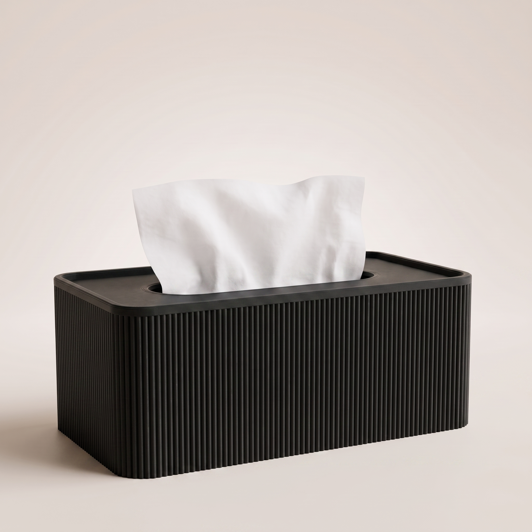 Niza Tissue Box — Black