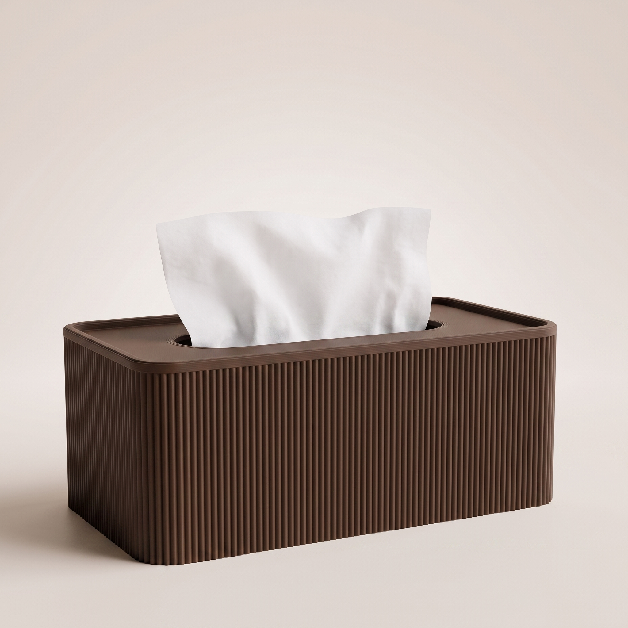 Niza Tissue Box — Brown