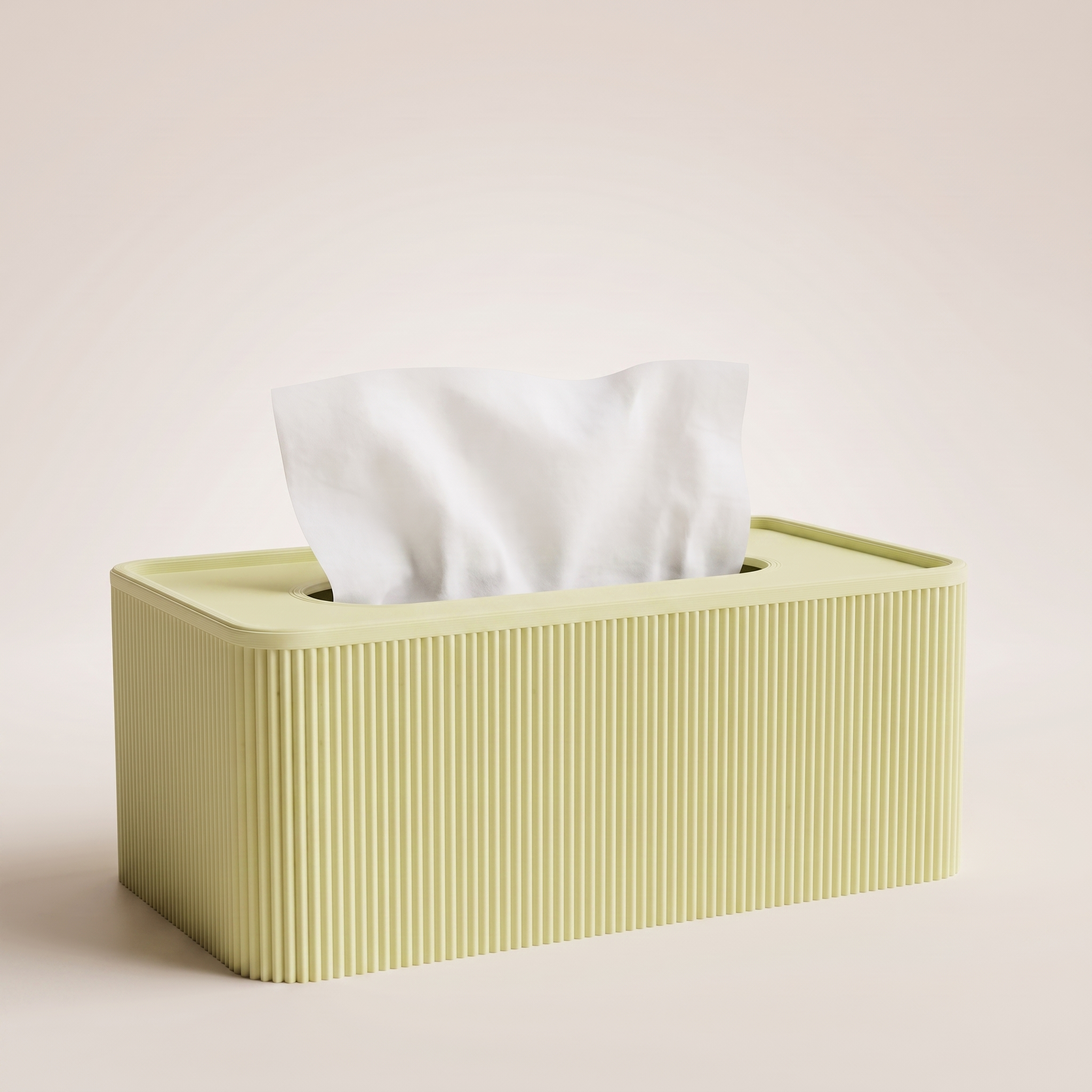 Niza Tissue Box — Matcha Green