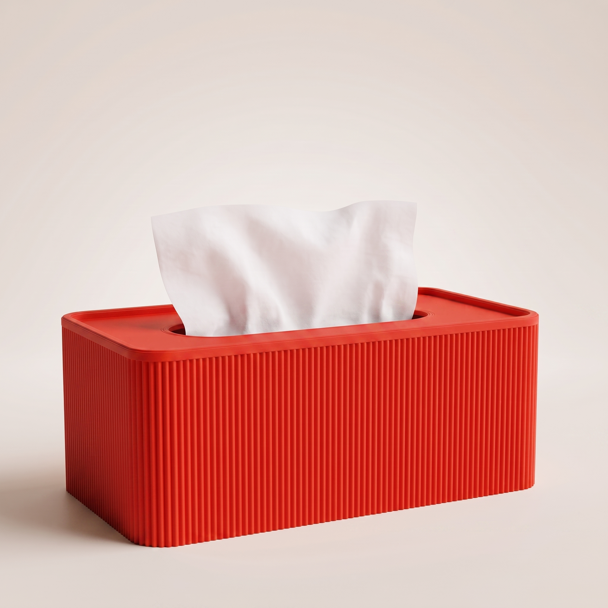 Niza Tissue Box — Red