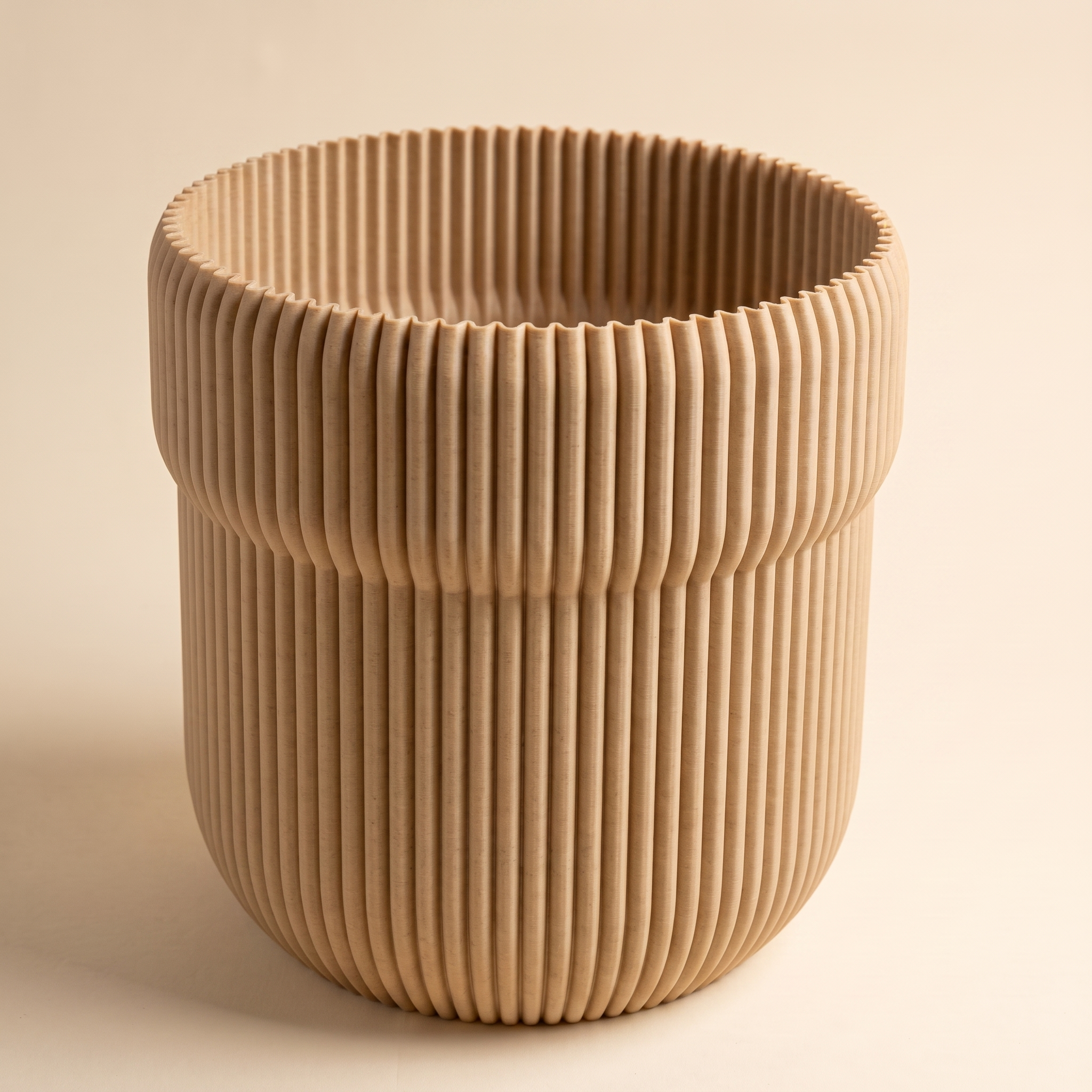 Truco Planter Natural Wood