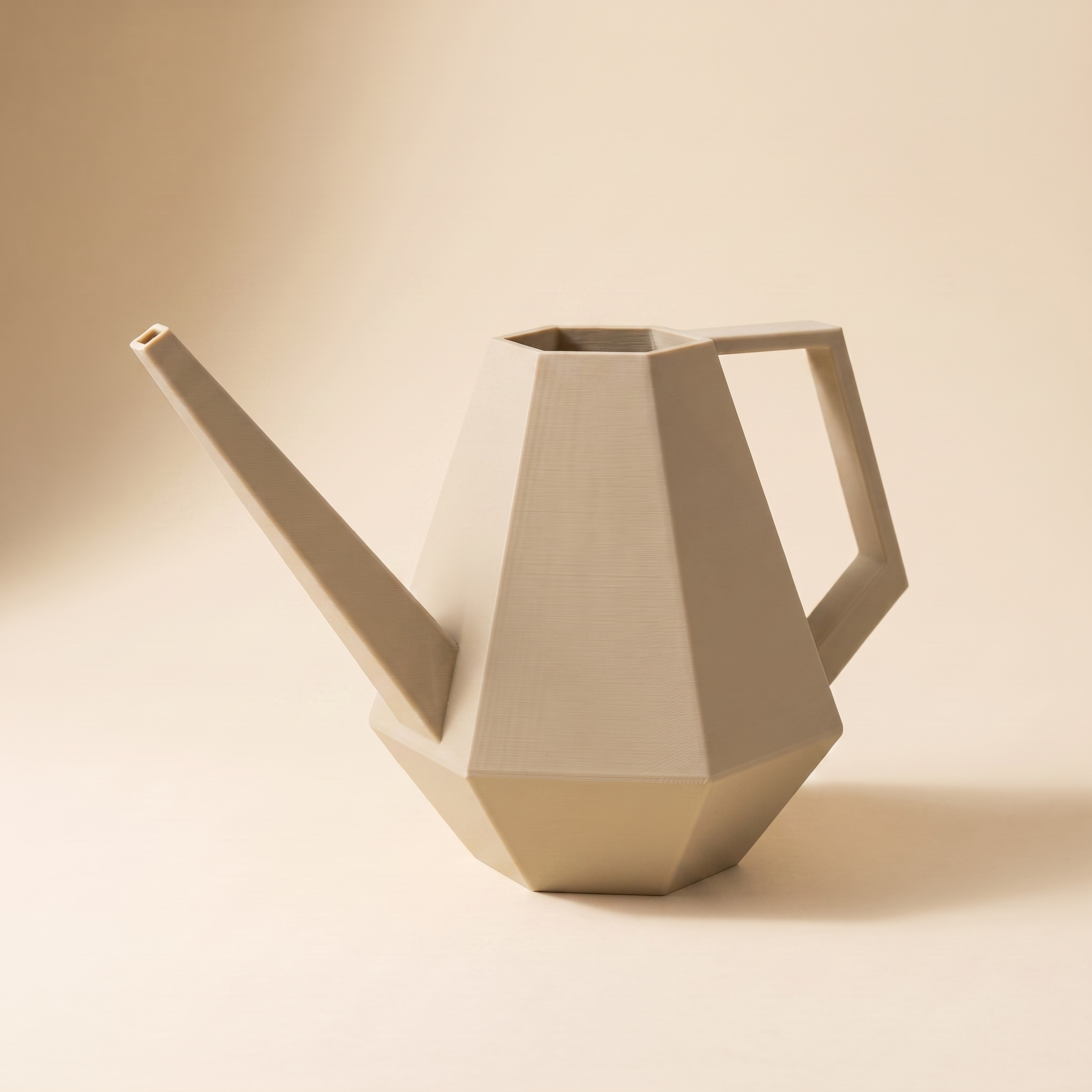 Facet Watering Can - Khaki