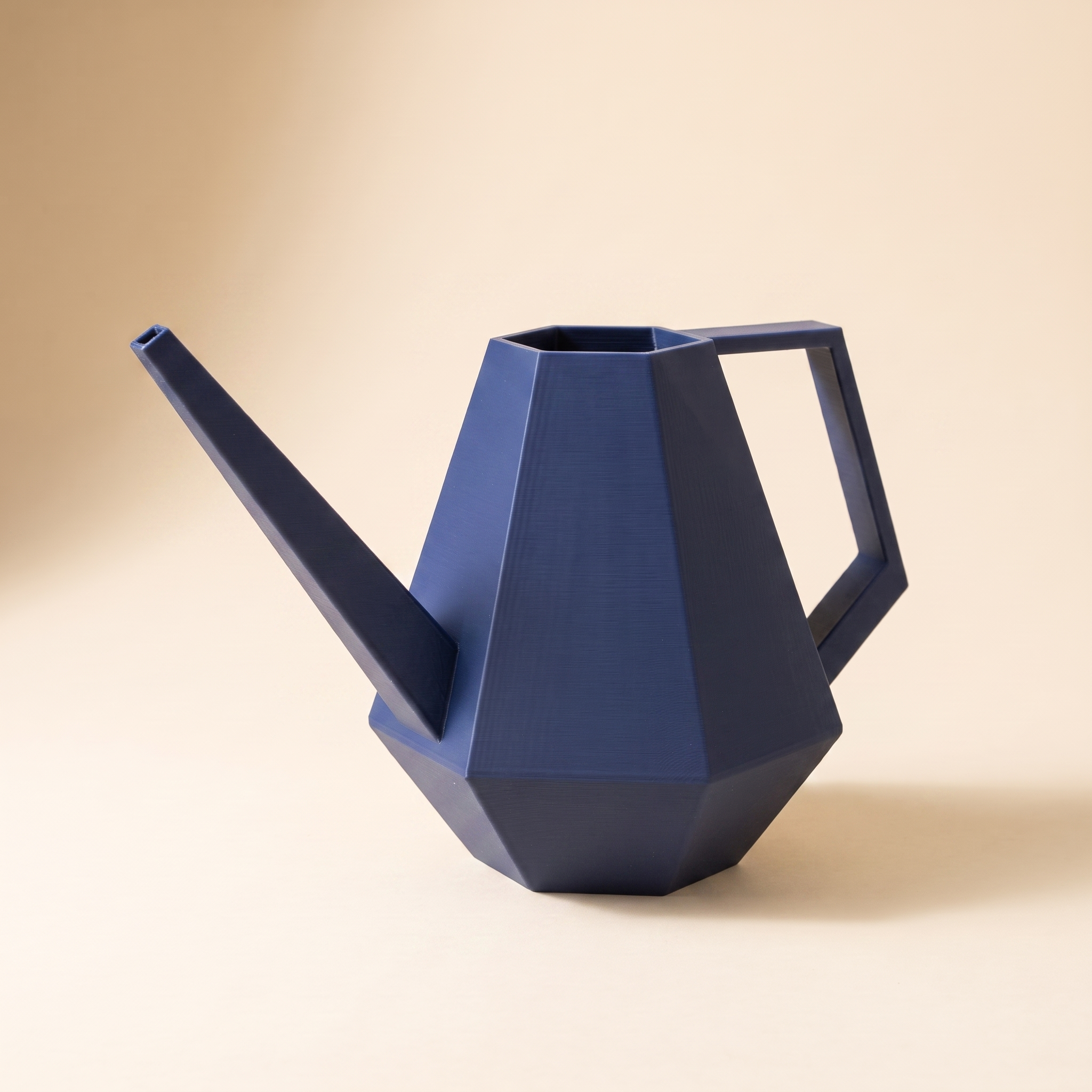 Facet Watering Can - Navy