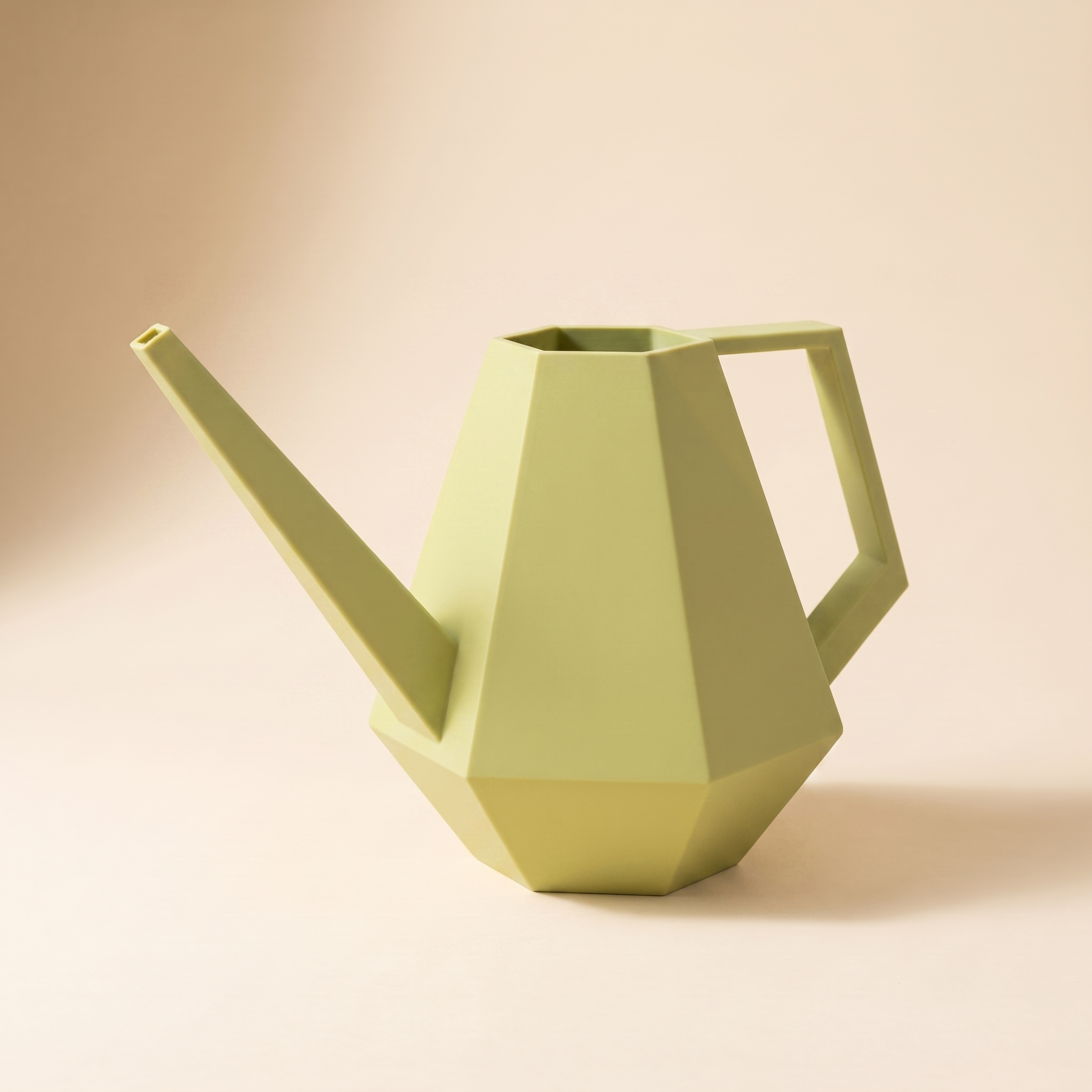 Facet Watering Can - Matcha Green