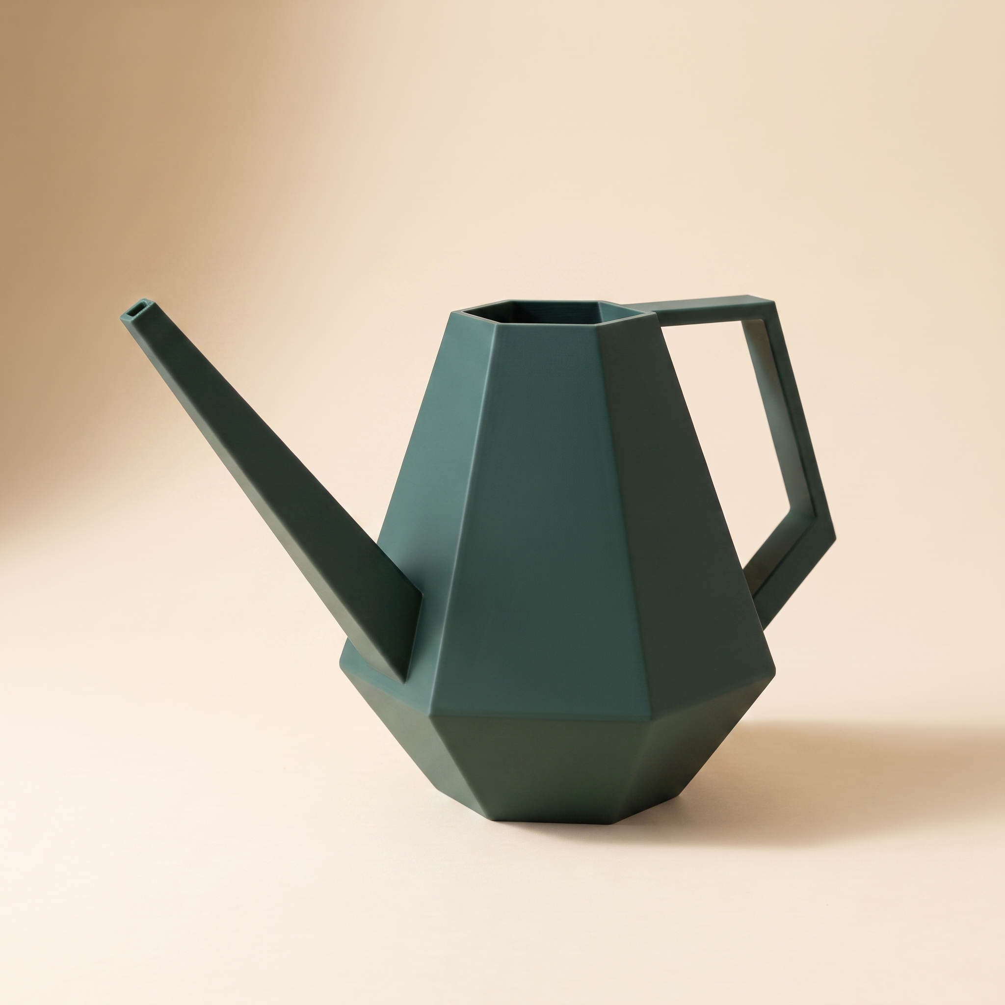 Facet Watering Can - Morandi Green