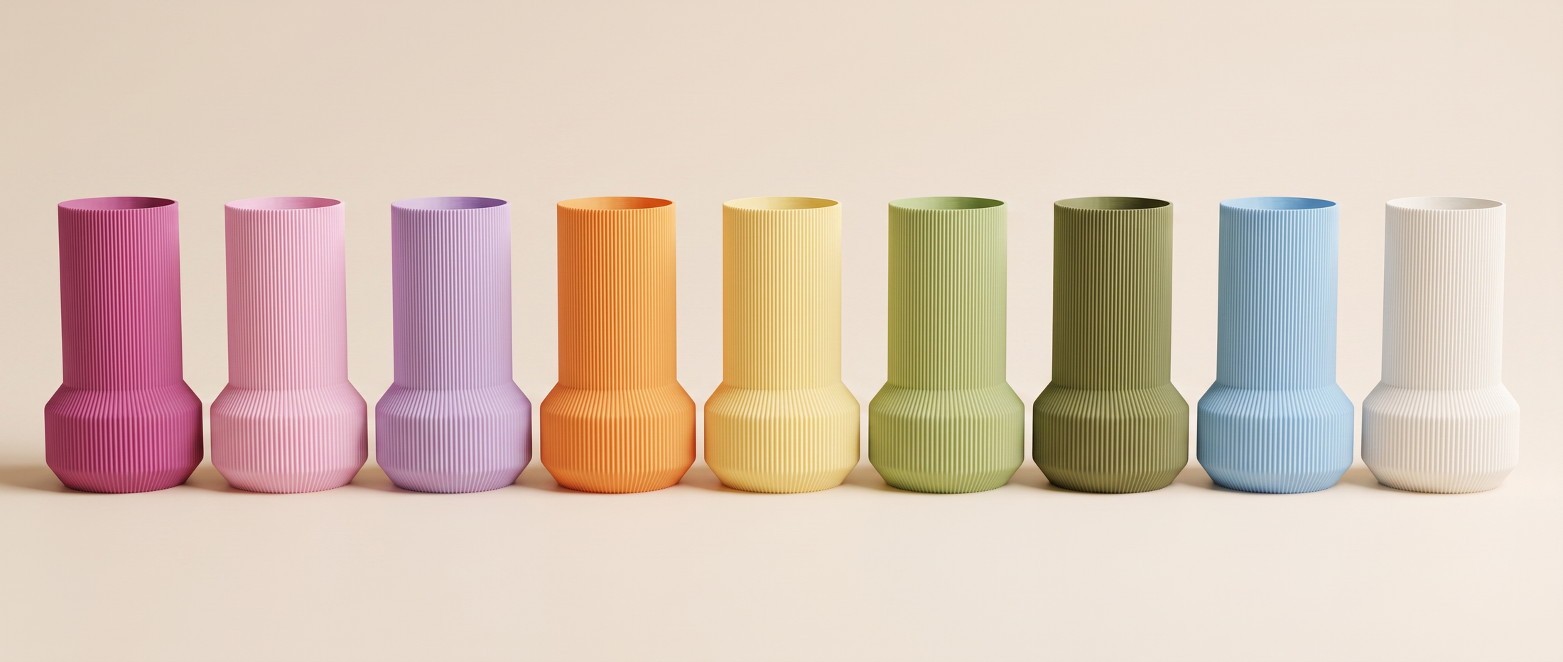 Niza Vase colour range